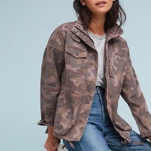 Anthropologie | MARRAKECH Camouflage Utility Jacket